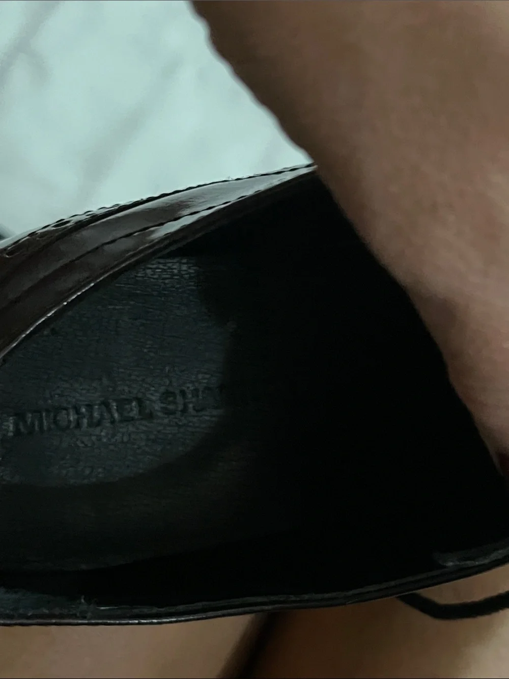 Michael Shannon Burgundy Wingtip Brogue Dress Shoes